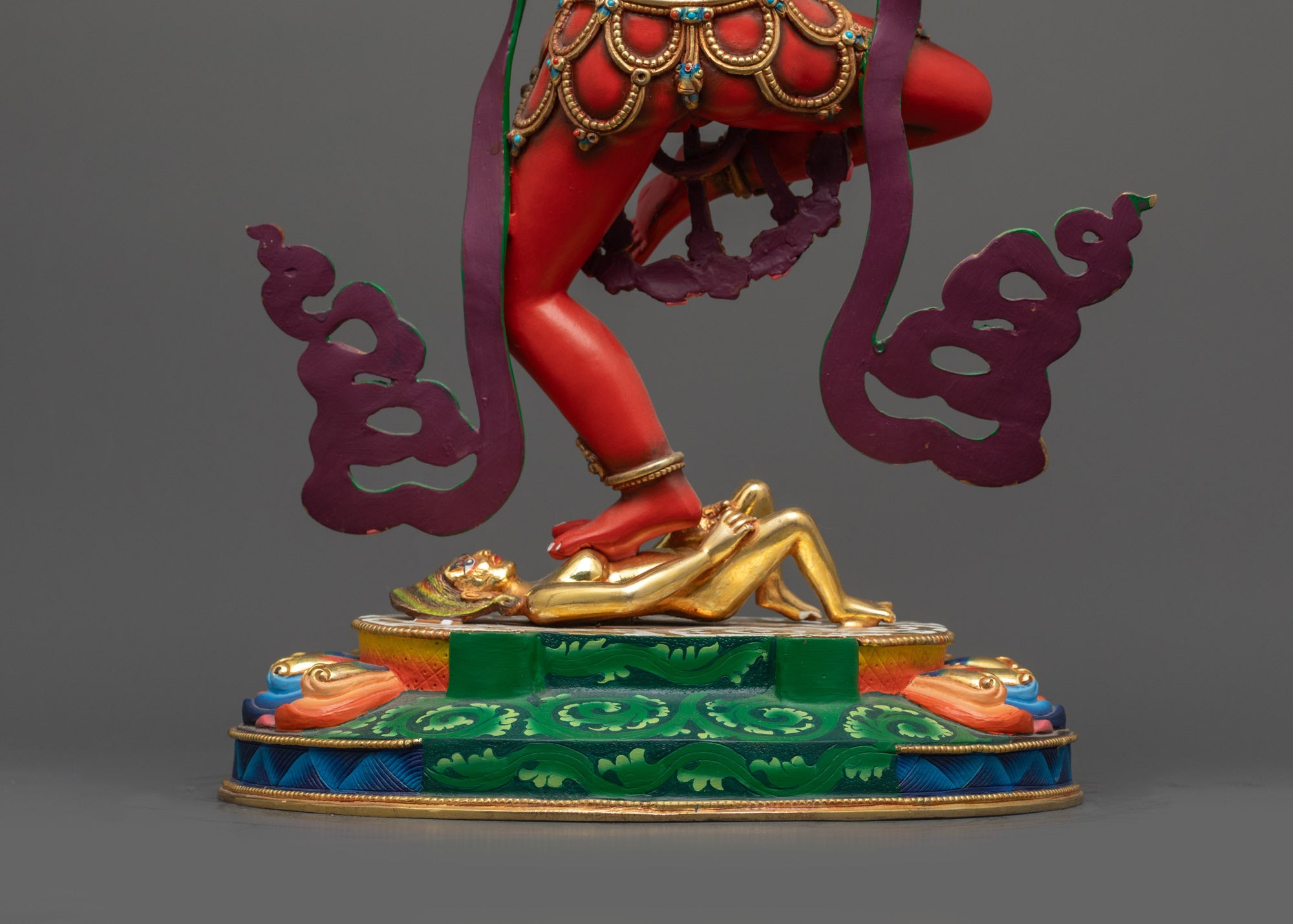 Premium Dorje Phagmo Sculpture | Nepalese Lost-Wax Copper Artwork