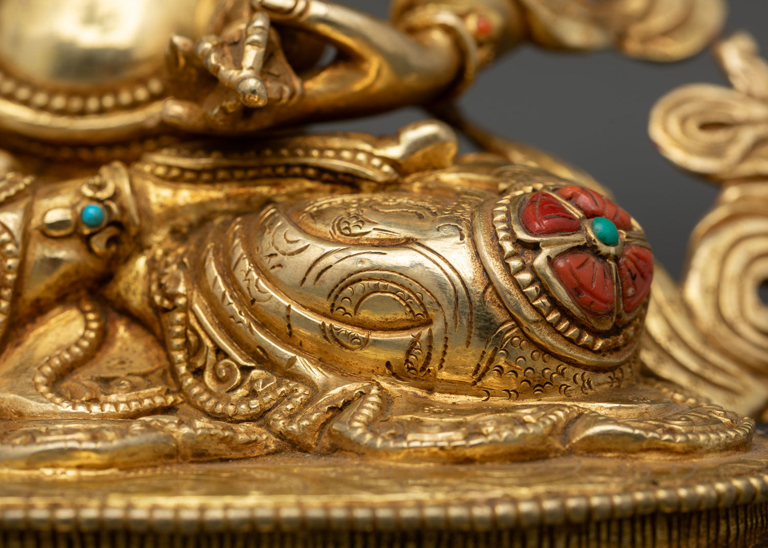 Buddhist Dorje Sempa Sculpture - Handcrafted in Nepal