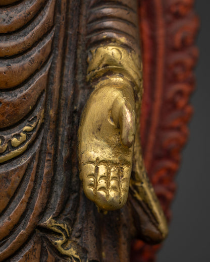 Standing Buddha Statue | Handmade Nepalese Buddhist Sculpture