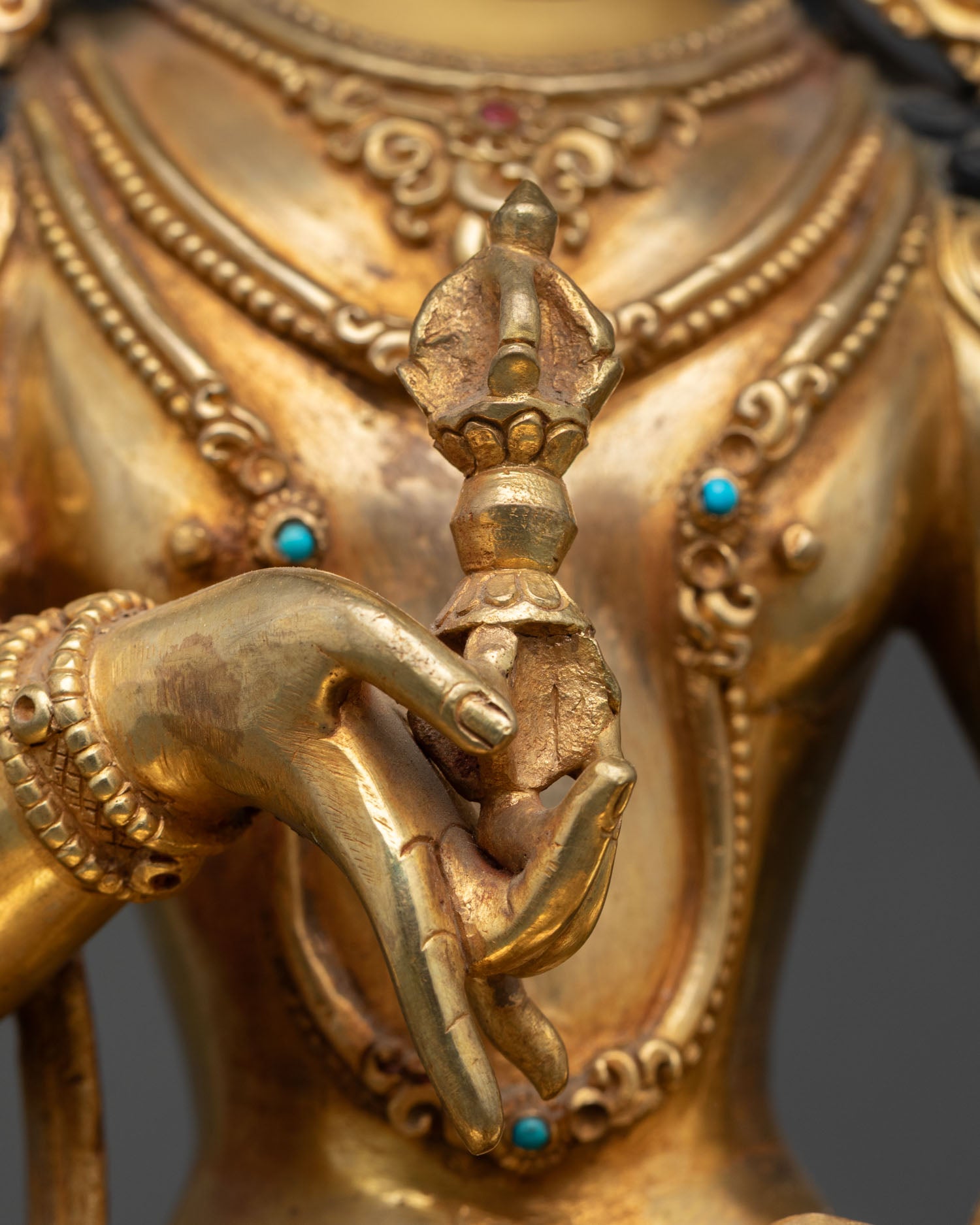 Vajrasattva Statue from Nepal  – Authentic Handmade Tibetan Art