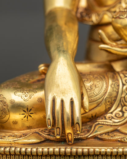 Shakyamuni Buddha Statue | Lost-Wax Copper Ritual Sculpture
