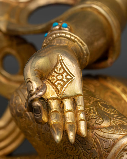Green Tara Statue | Handmade Buddhist Compassion Deity