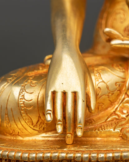 Buddha Statue | Nepalese Copper Sculpture for Meditation