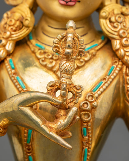 Nepalese Deity Vajrasattva Statue for Spiritual Purification