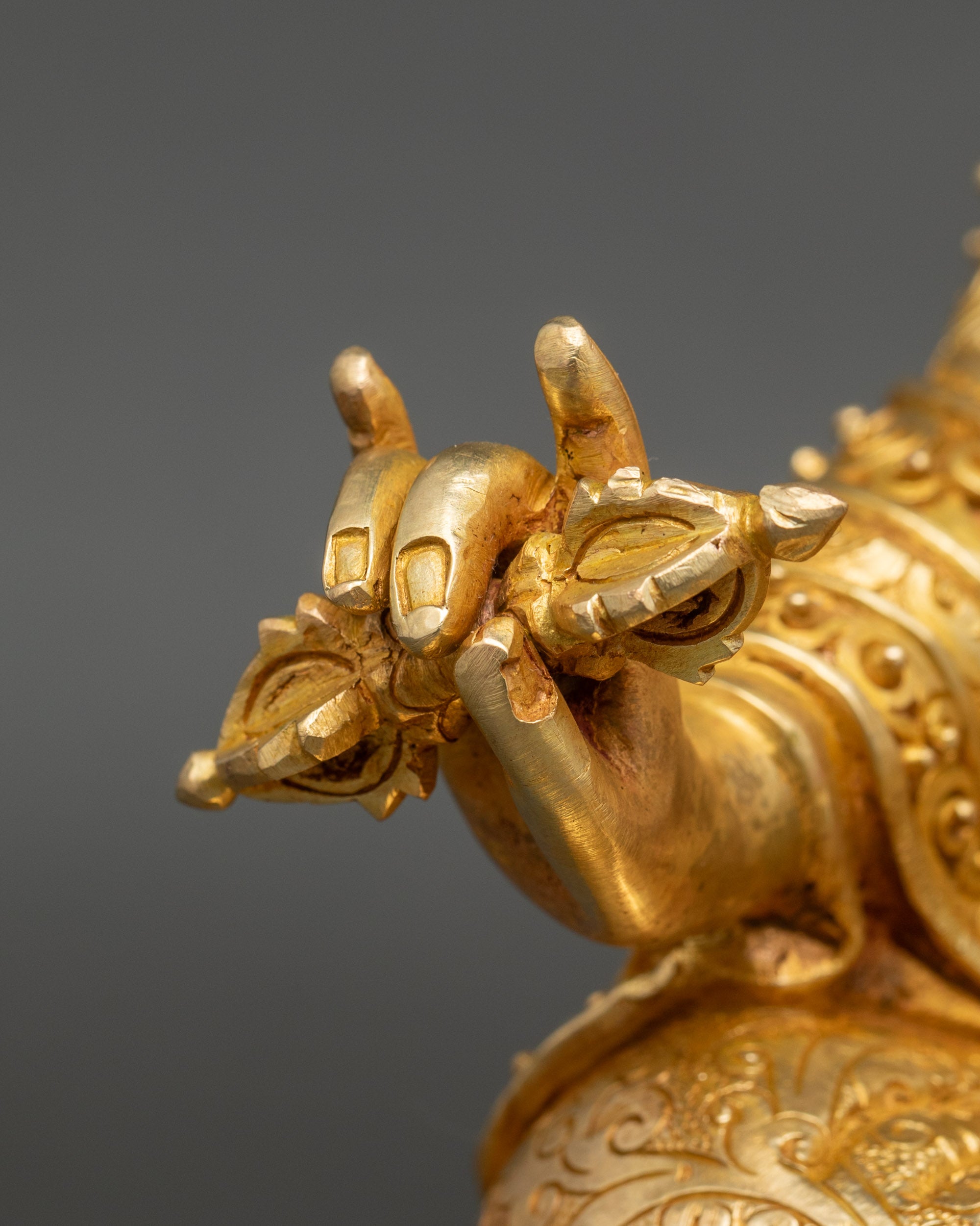 Guru Rinpoche Statue for Meditation | Tibetan Buddhist Artwork