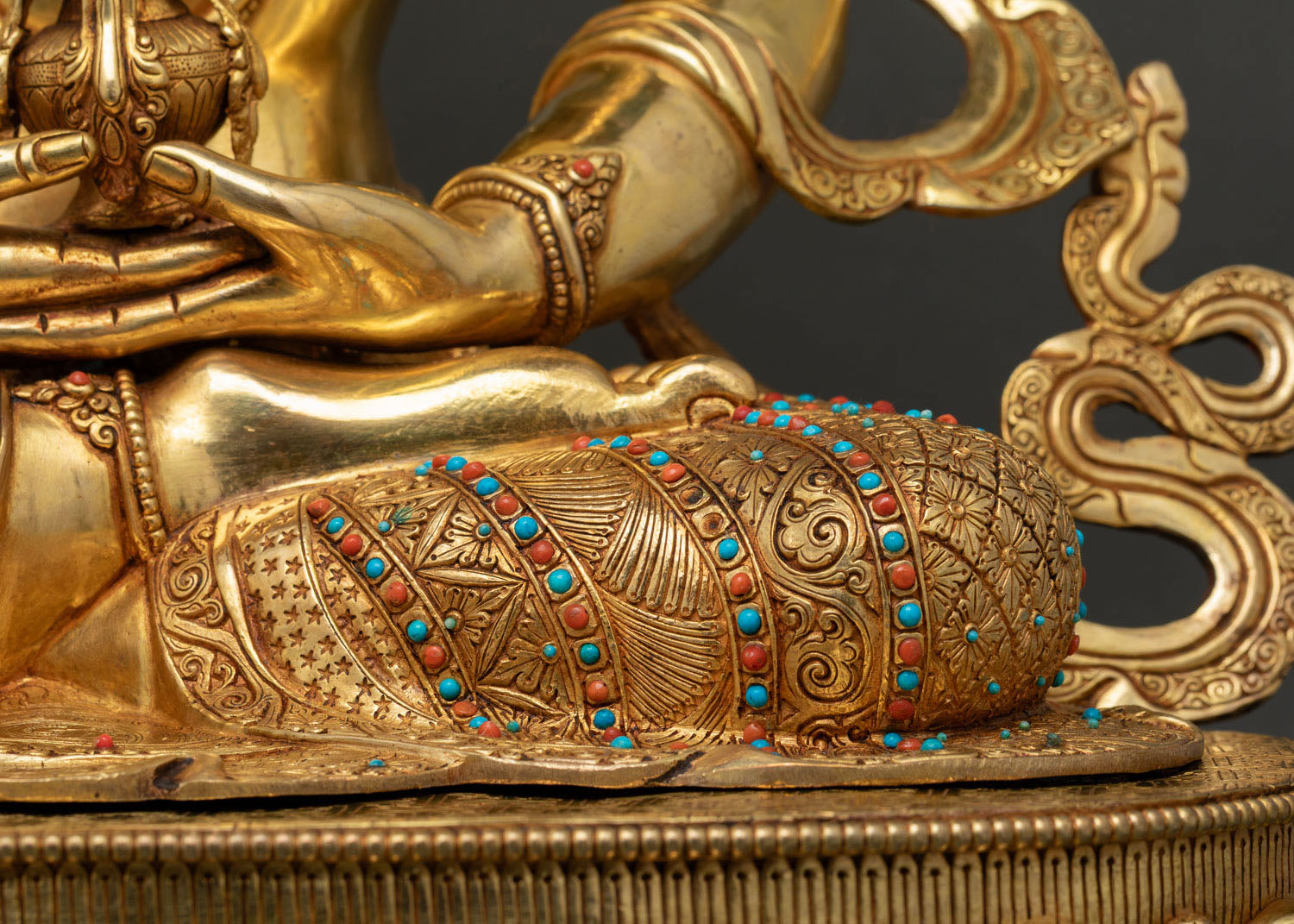 25-Inch Amitayus Statue | Buddhist Long Life Deity Figurine