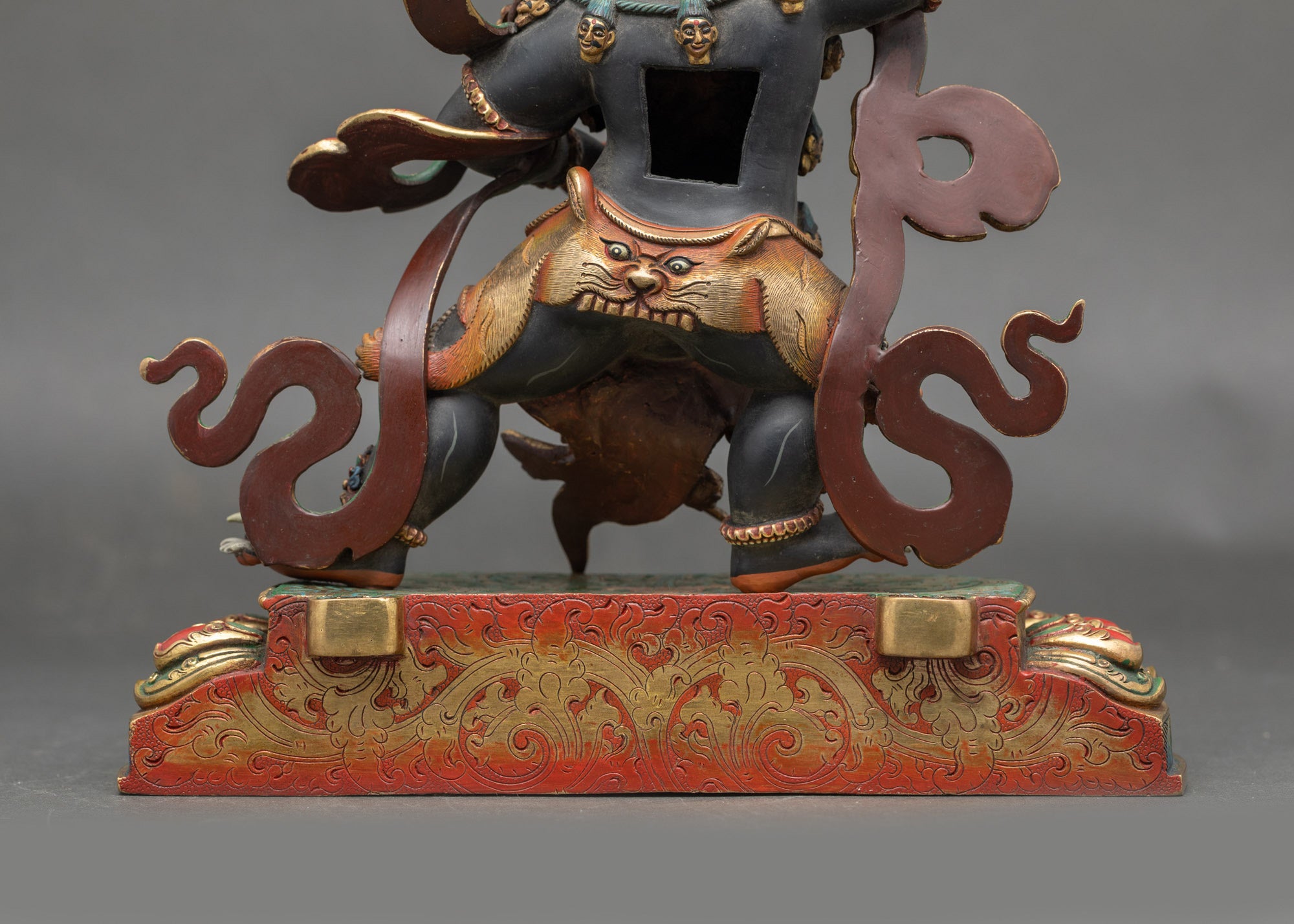 Wrathful Manjushri Sculpture | Traditional Himalayan Buddhist Art