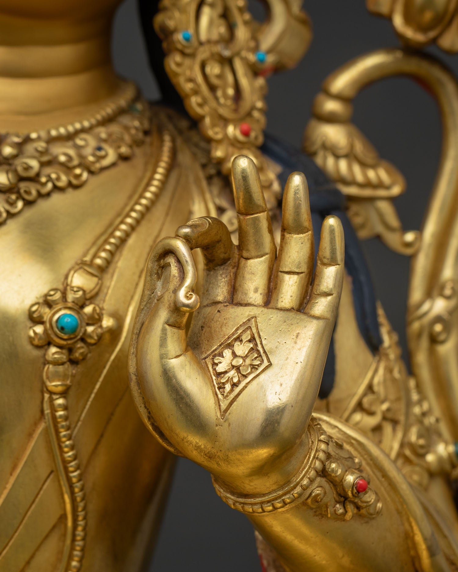 Flawless Manjushri Statue | Traditional Wisdom Bodhisattva Figurine