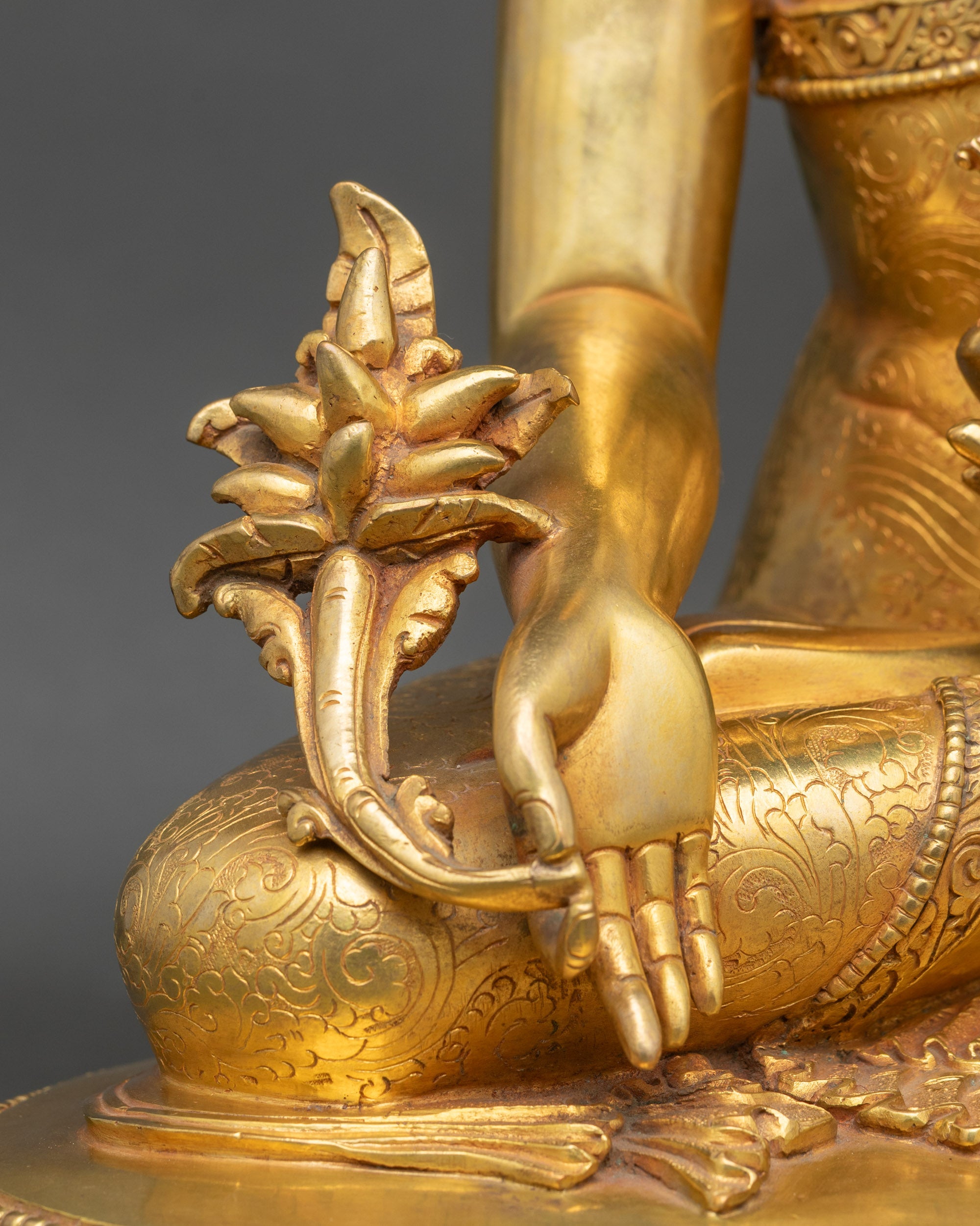 Healing Sangye Menla Statue | Artisan-Crafted Spiritual Sculpture