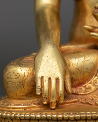 Shakyamuni Buddha Meditation Statue | Tibetan Buddhist Artwork