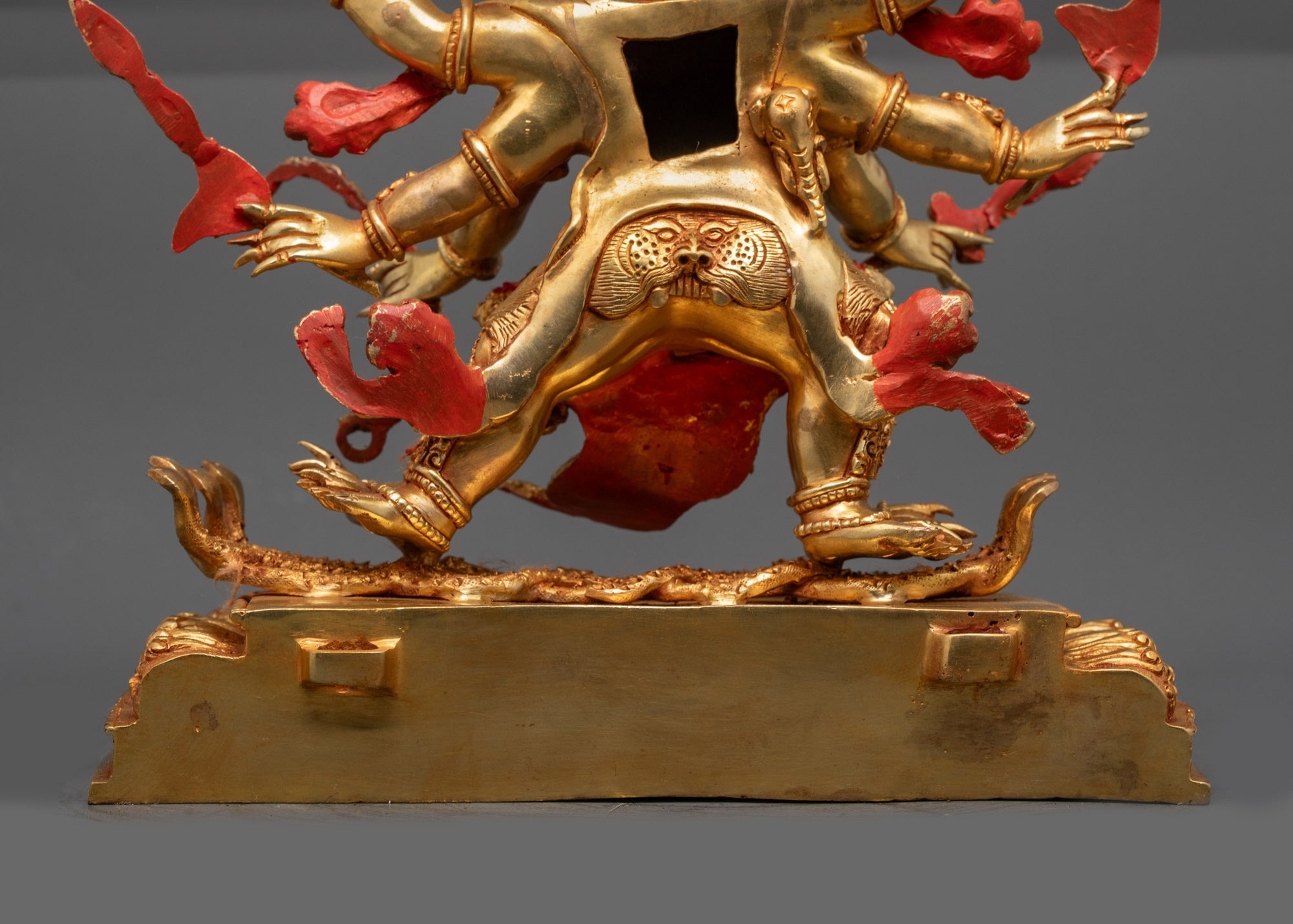 Exquisite Dharmapala Sculpture | Buddhist Guardian for Meditation