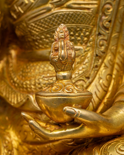 Guru Rinpoche Statue | Buddhist Spiritual Master Artwork