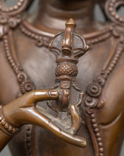 Vajrasattva Dorje Sempa Statue | Handcrafted Nepalese Artwork
