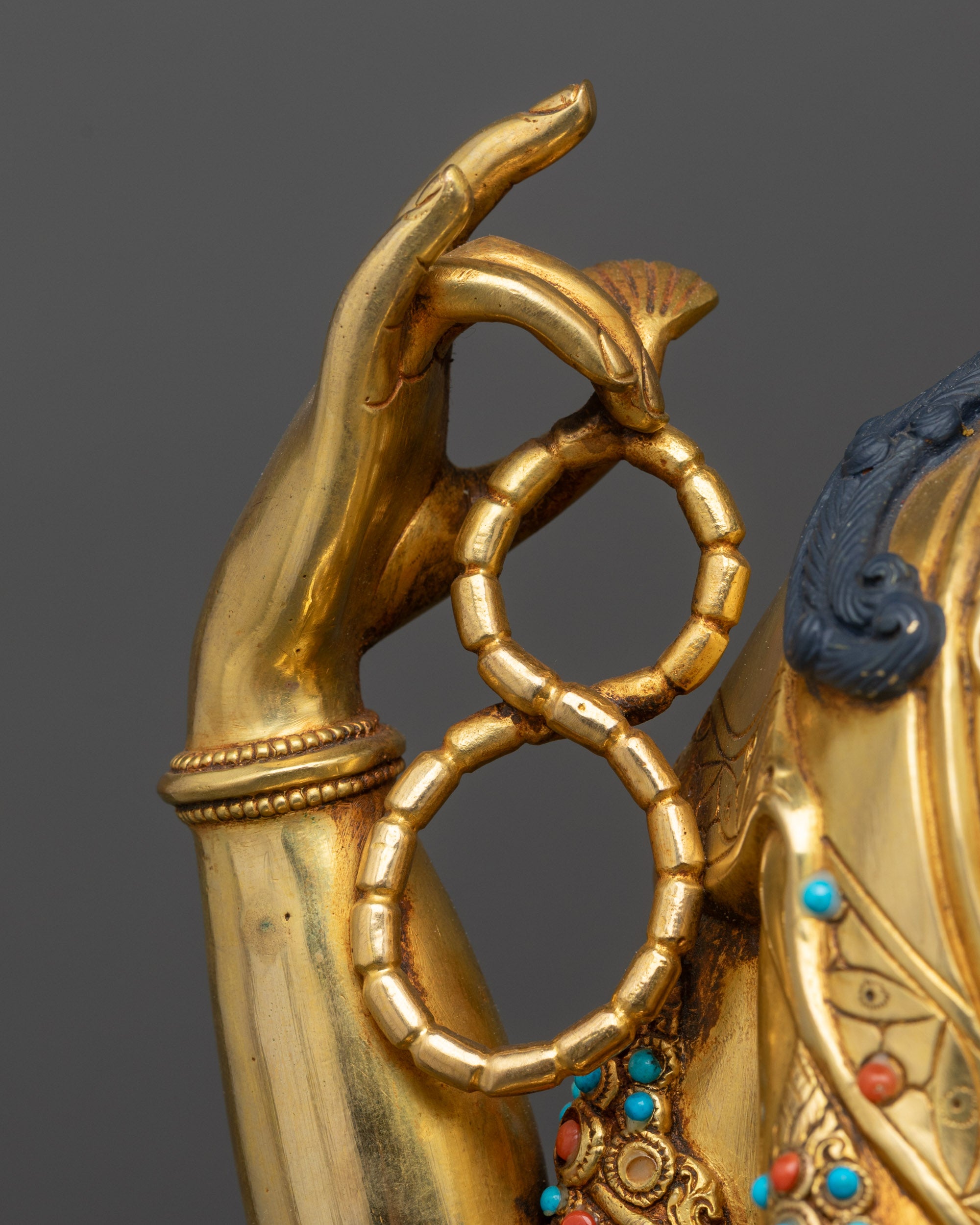 Sacred Tibetan Chenrezig Sculpture | Handcrafted Premium Sacred Altar