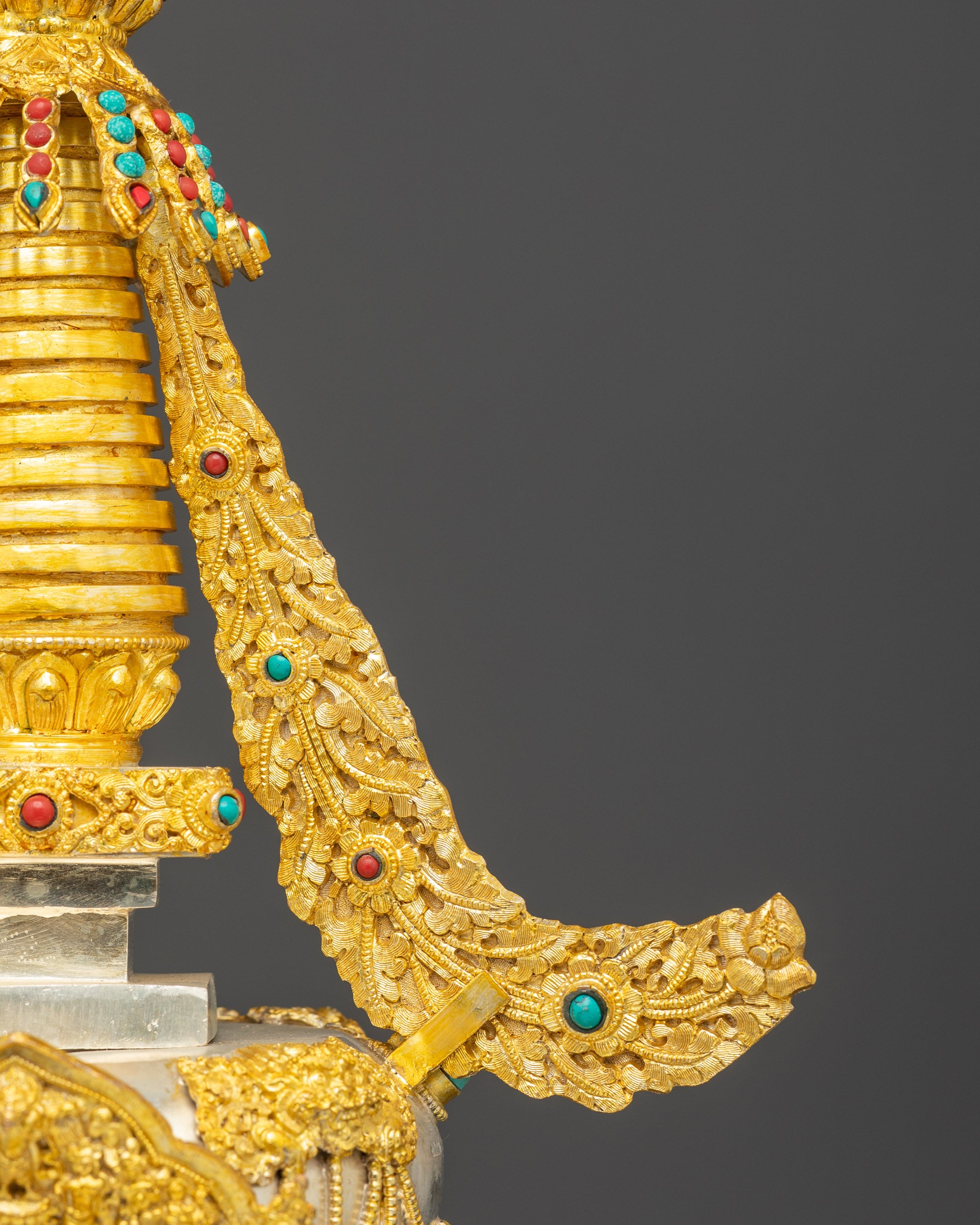 Traditional Tibetan Buddhist Stupa | Handmade Nepalese Shrine