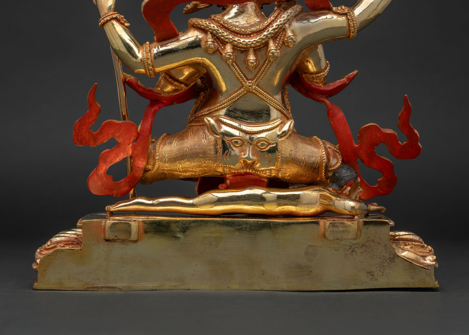 Four-Armed Mahakala Statue | Fierce Vajrayana Buddhist Guardian