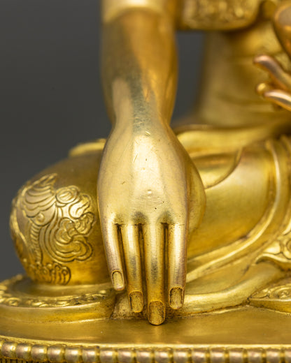 Gautama Buddha Statue | Sacred Copper Sculpture from Nepal