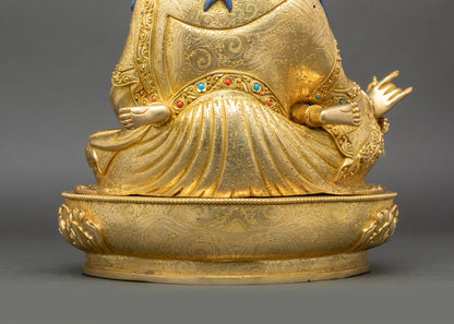 Guru Padmasambhava Yab Yum Sculpture | Tibetan Buddhist Icon