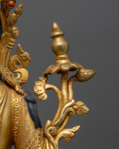 Manifest Hope with Maitreya Buddha Sculpture | Nepalese Artwork