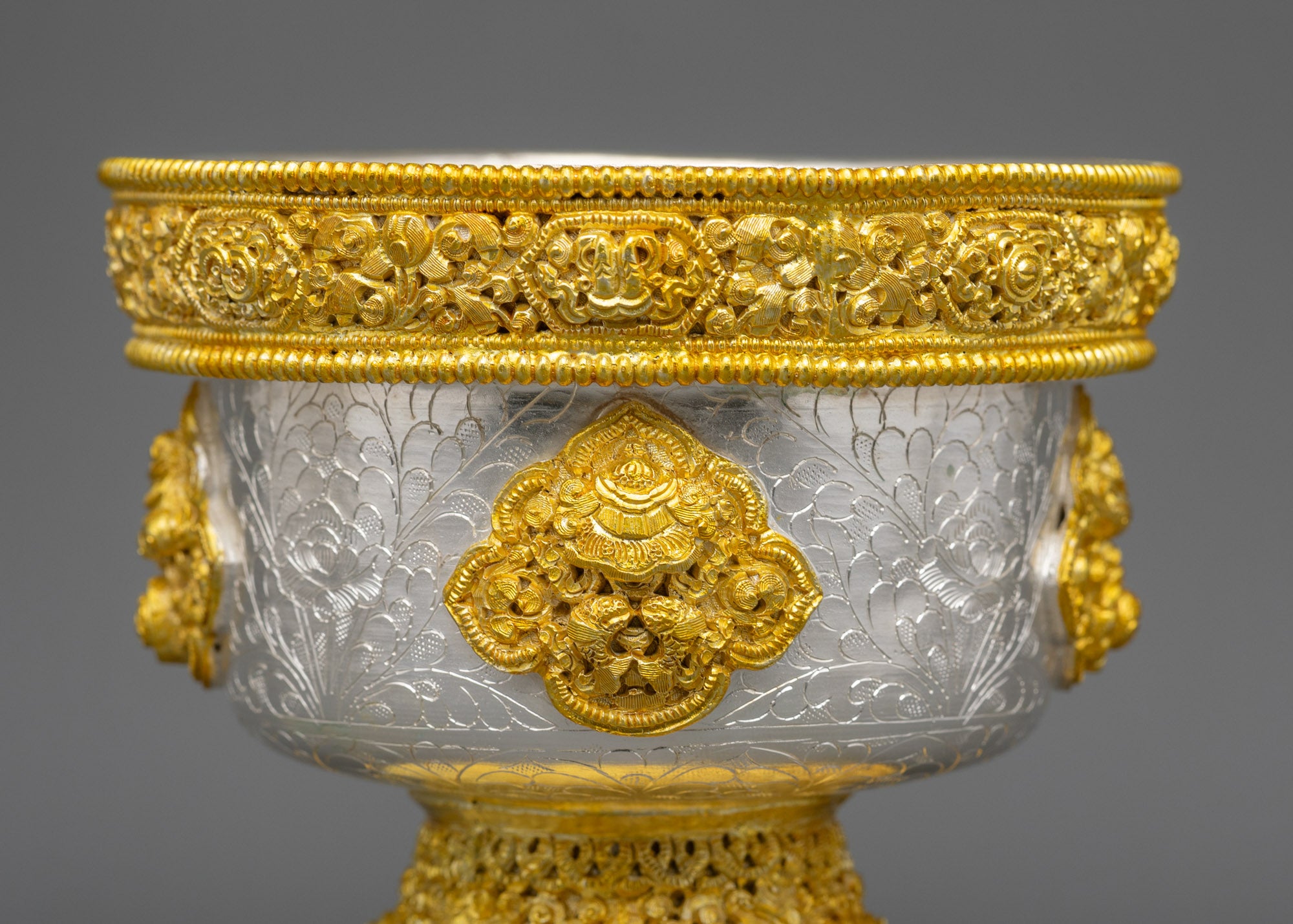 Sacred Water Offering Bowl | Traditional Tibetan Ritual Accessory