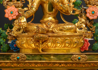 Complete 21 Tara Statue Tree Collection | Sacred Female Deity Ensemble