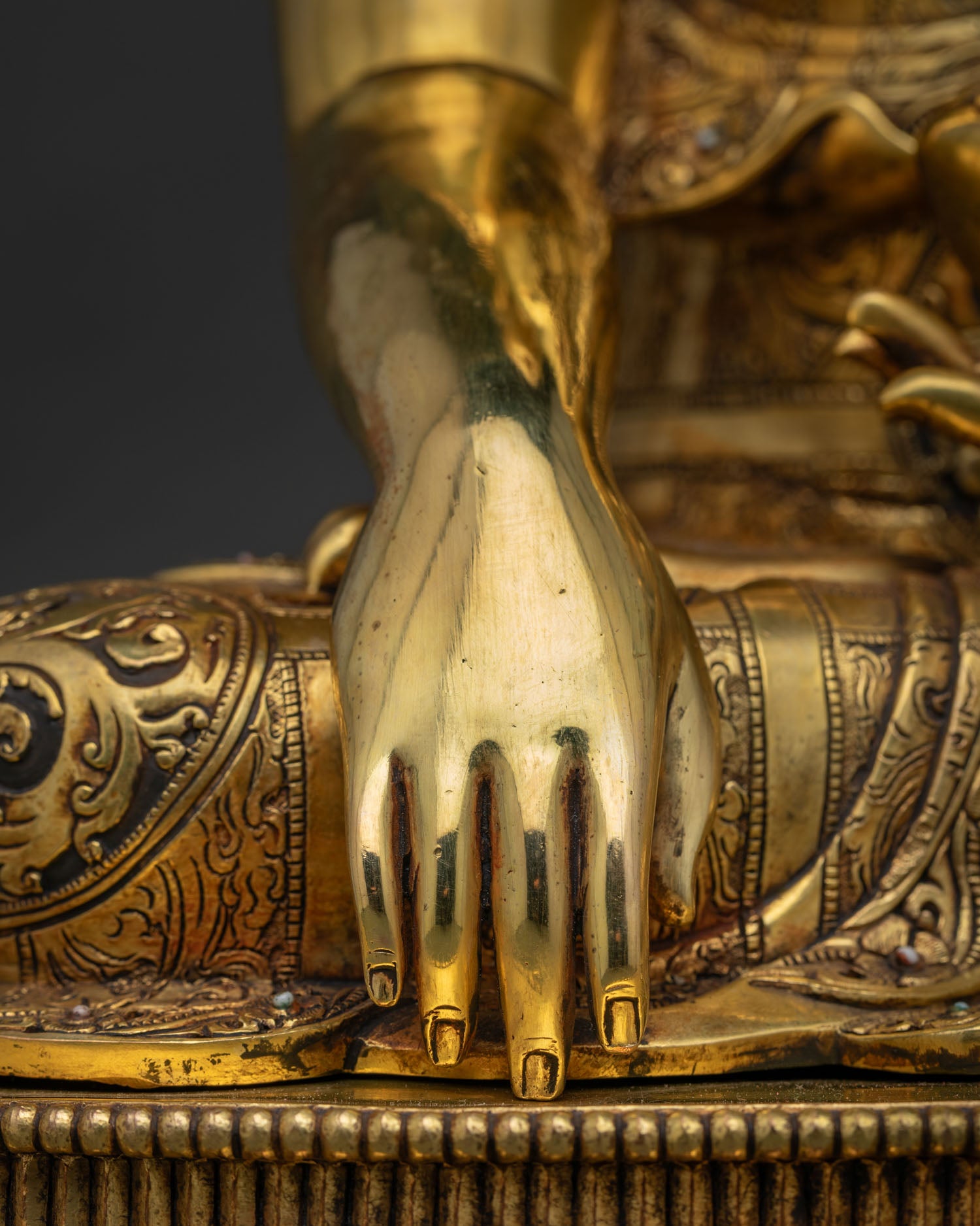 Shakyamuni Buddha Statue | Handcarved Copper Sculpture from Nepal