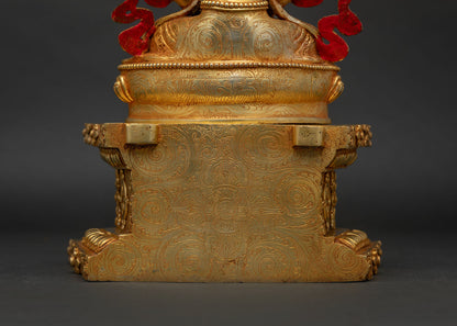 Amitayus on Throne Statue | Sacred Buddhist Longevity Deity
