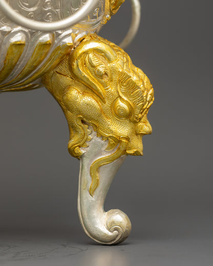 Tibetan Sangbour – Copper Incense Burner for Buddhist Rituals