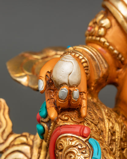 Tibetan Dzambhala Statue | God of Wealth & Good Fortune
