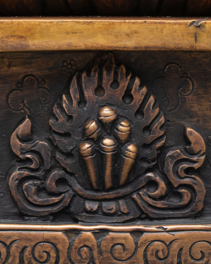 Oxidized Shakyamuni Buddha Statue – Spiritual Decor & Meditation Gift