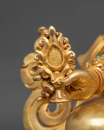 Tibetan Goddess Dukar Statue- Guardian of Negative Forces