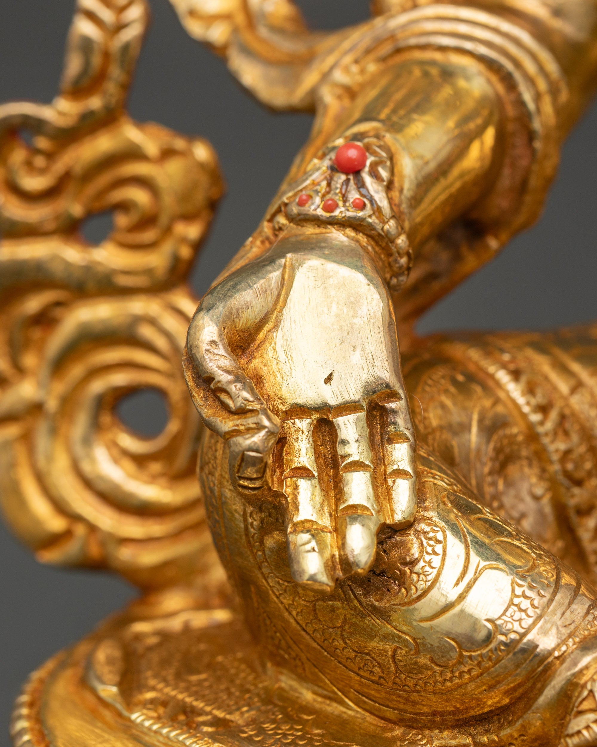 Green Tara Statue – Himalayan Copper Deity for Meditation