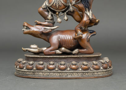 Handcrafted Yamantaka | Himalayan Sacred Sculpture