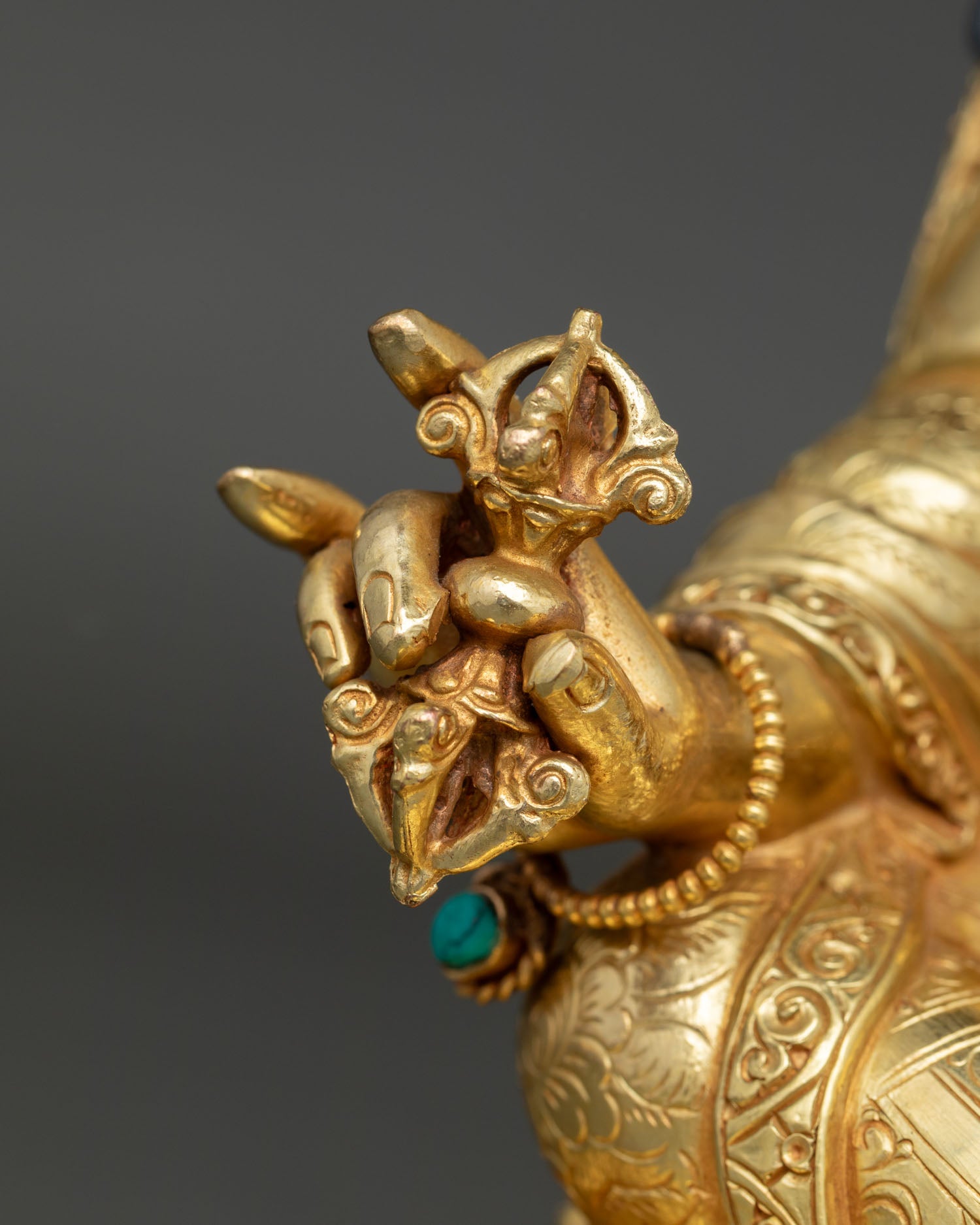 Handcrafted Guru Rinpoche Copper Statue | The Precious Master