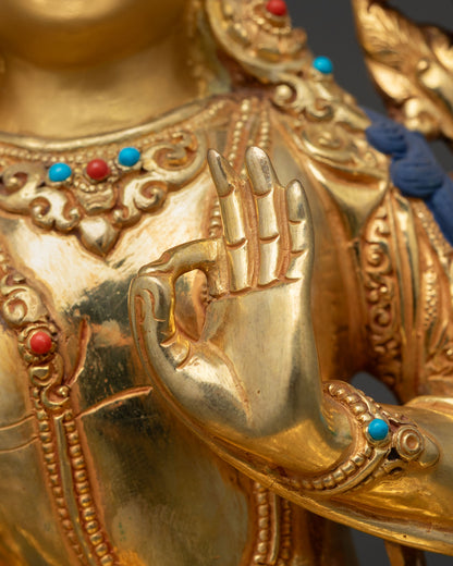 Buddhist Manjushri Statue | Handmade in Nepal