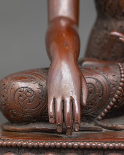 Triple Buddha Statue Set | Handcrafted Himalayan Spiritual Sculpture