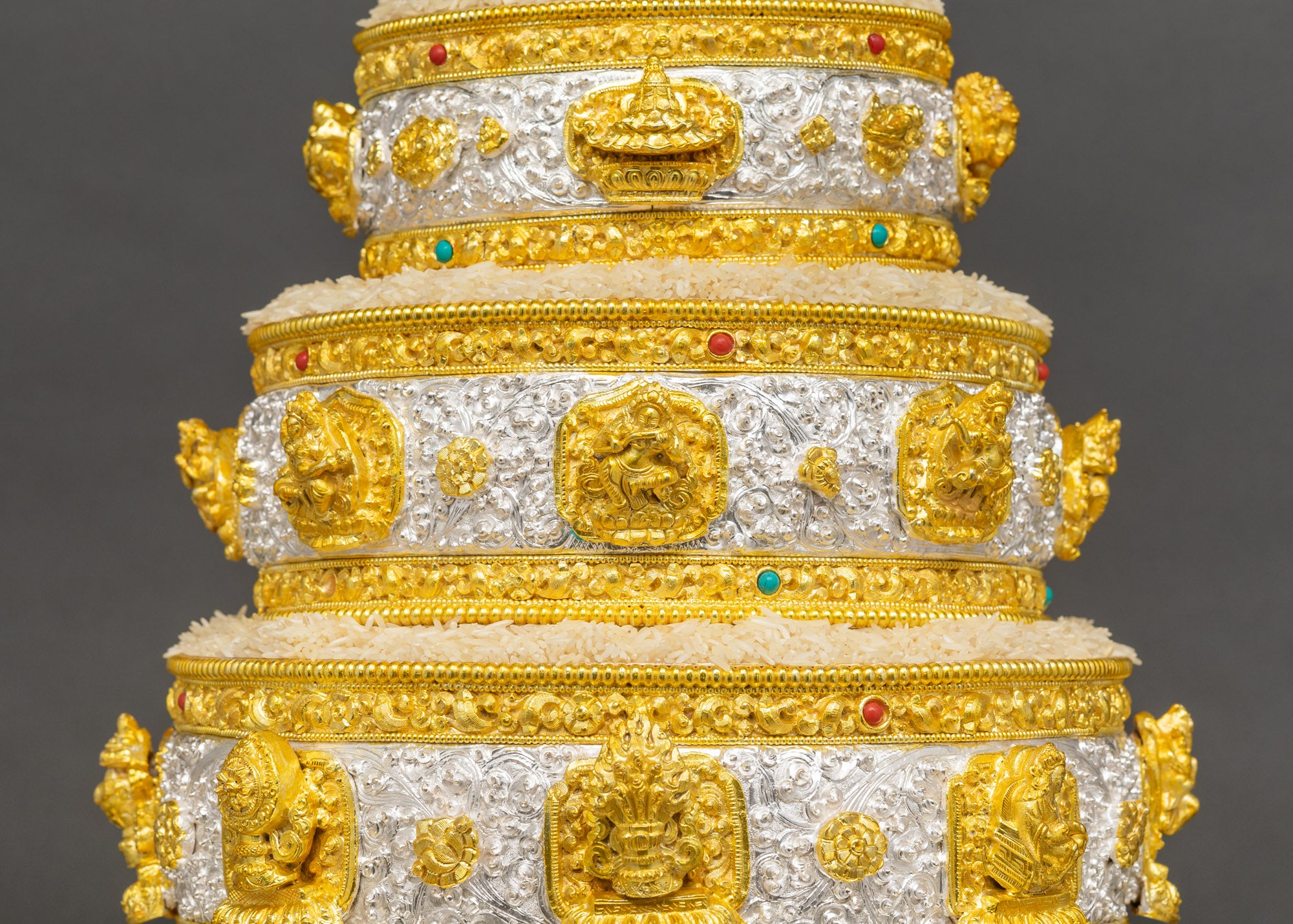 Mandala Offering Set | Handcrafted Himalayan Sacred Ritual Art