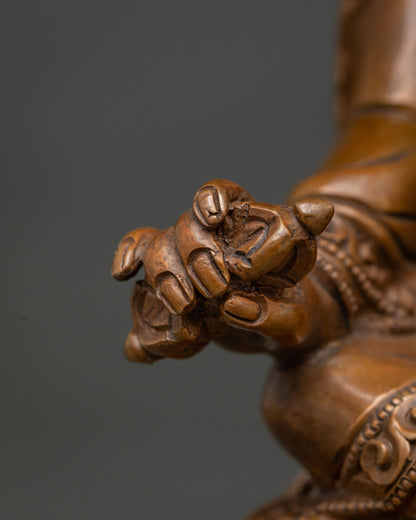 Guru Rinpoche Statue | Traditional Himalayan Buddhist Sculpture