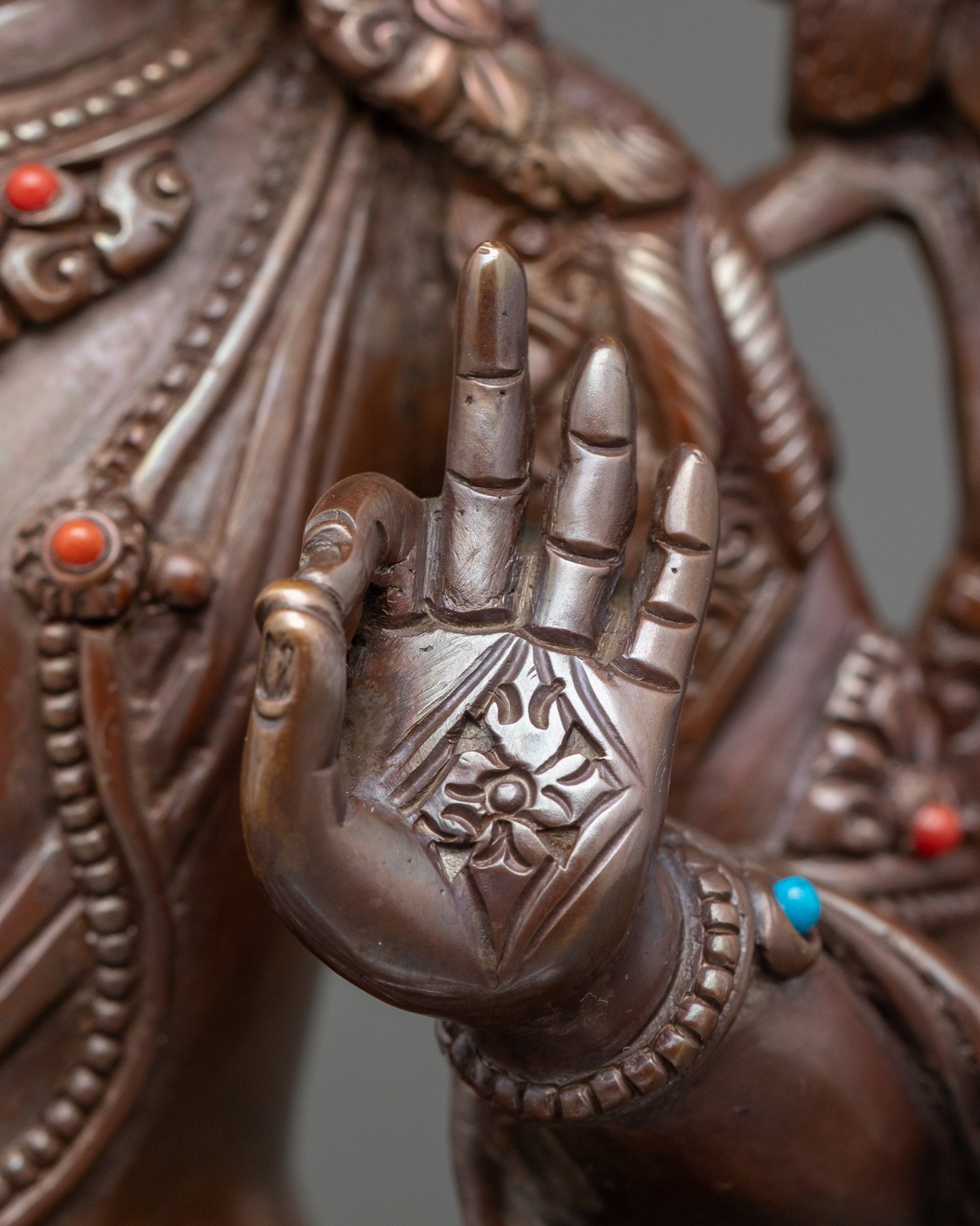 Handmade Nepalese Manjushri Statue – Symbol of Insight and Learning