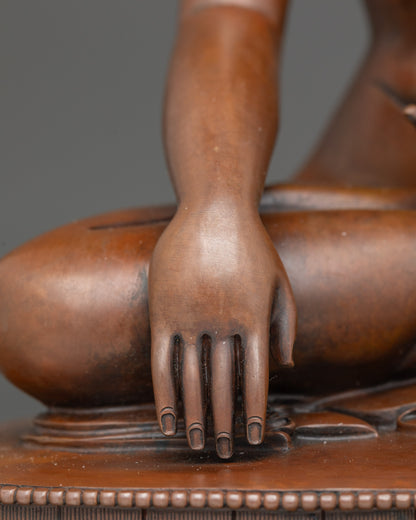 Buddha Shakyamuni Statue | Handcrafted Nepalese Enlightenment Buddha
