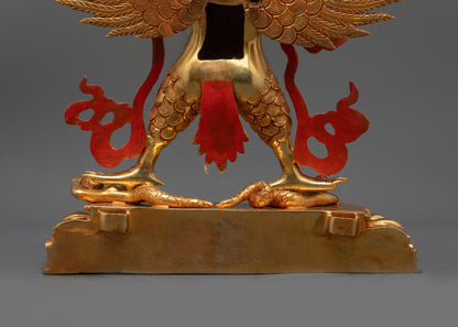 Spiritual Garuda Dev Statue | Powerful Mythical Bird Deity Artwork