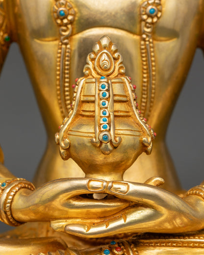 Traditional Amitayus Buddha Statue – Enhance Longevity and Prosperity