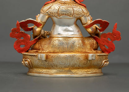 Buddhist Dzambhala | Handcrafted Wealth Deity Sculpture