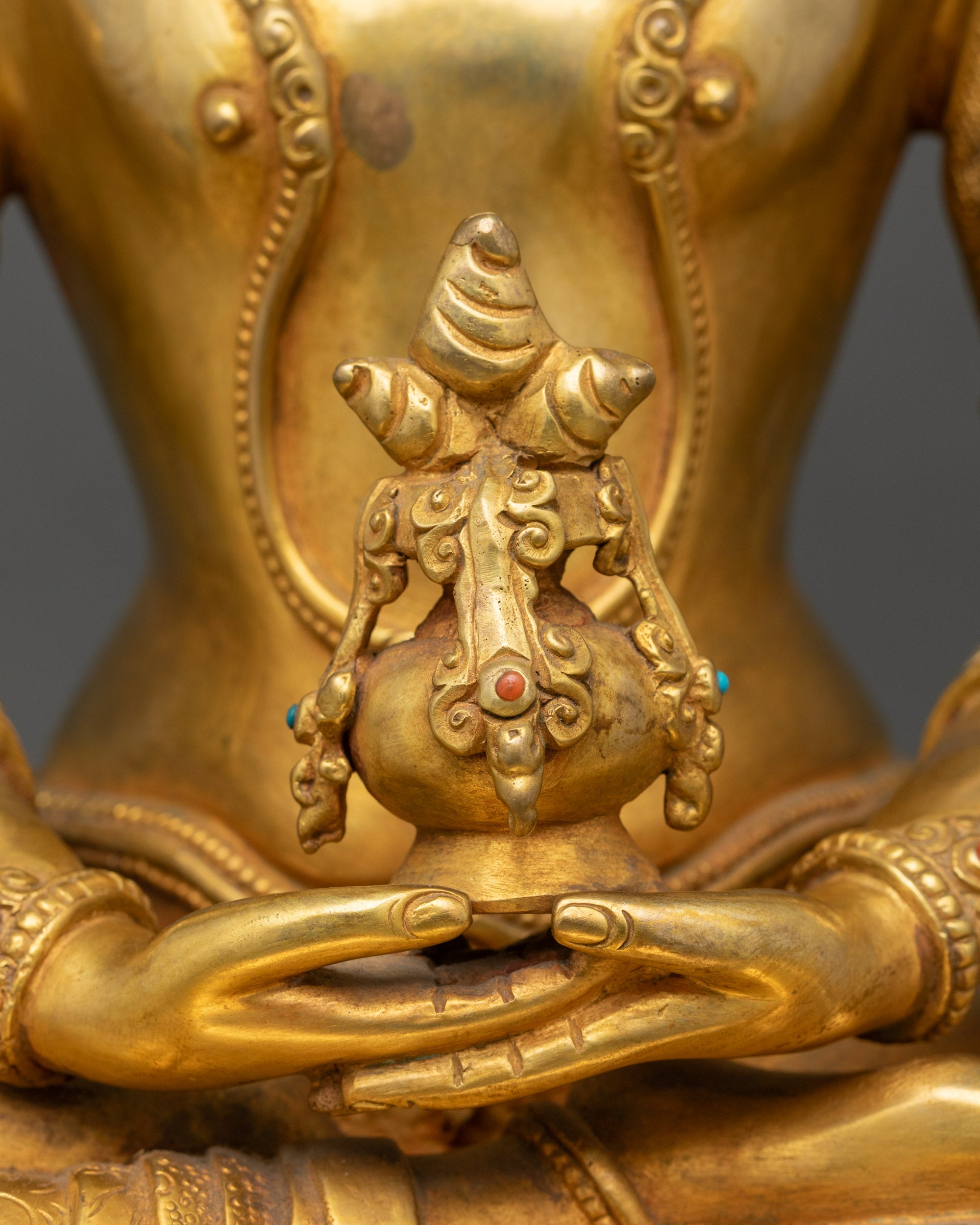 Amitayus Buddha Statue | Nepalese Long-Life Meditation Sculpture