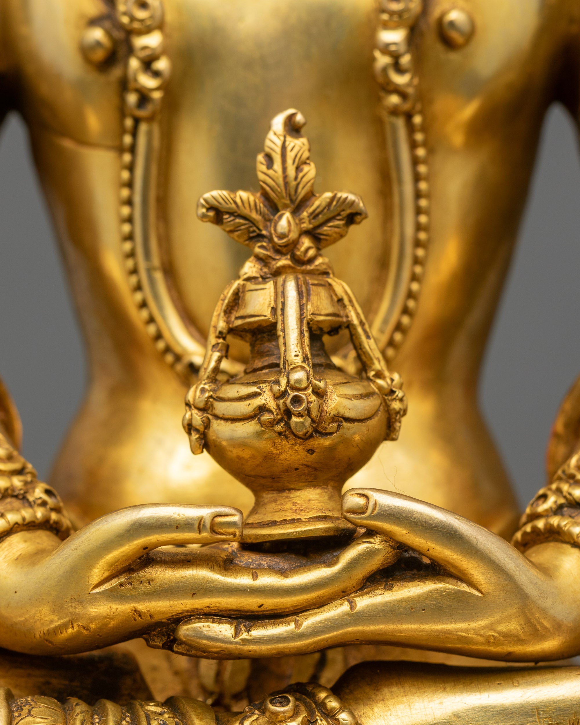 Longevity Amitayus Statue | Artisan-Crafted Nepalese Sculpture