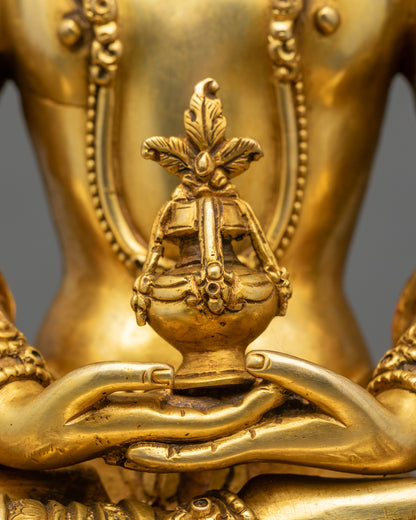 Longevity Amitayus Statue | Artisan-Crafted Nepalese Sculpture