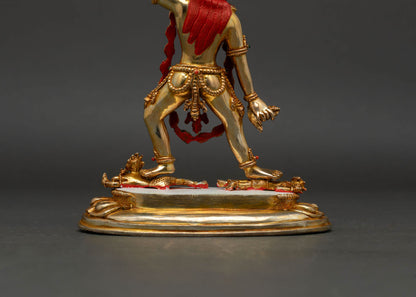 Vajrayogini Statue | 24K Gold Fire-Gilded Himalayan Artwork