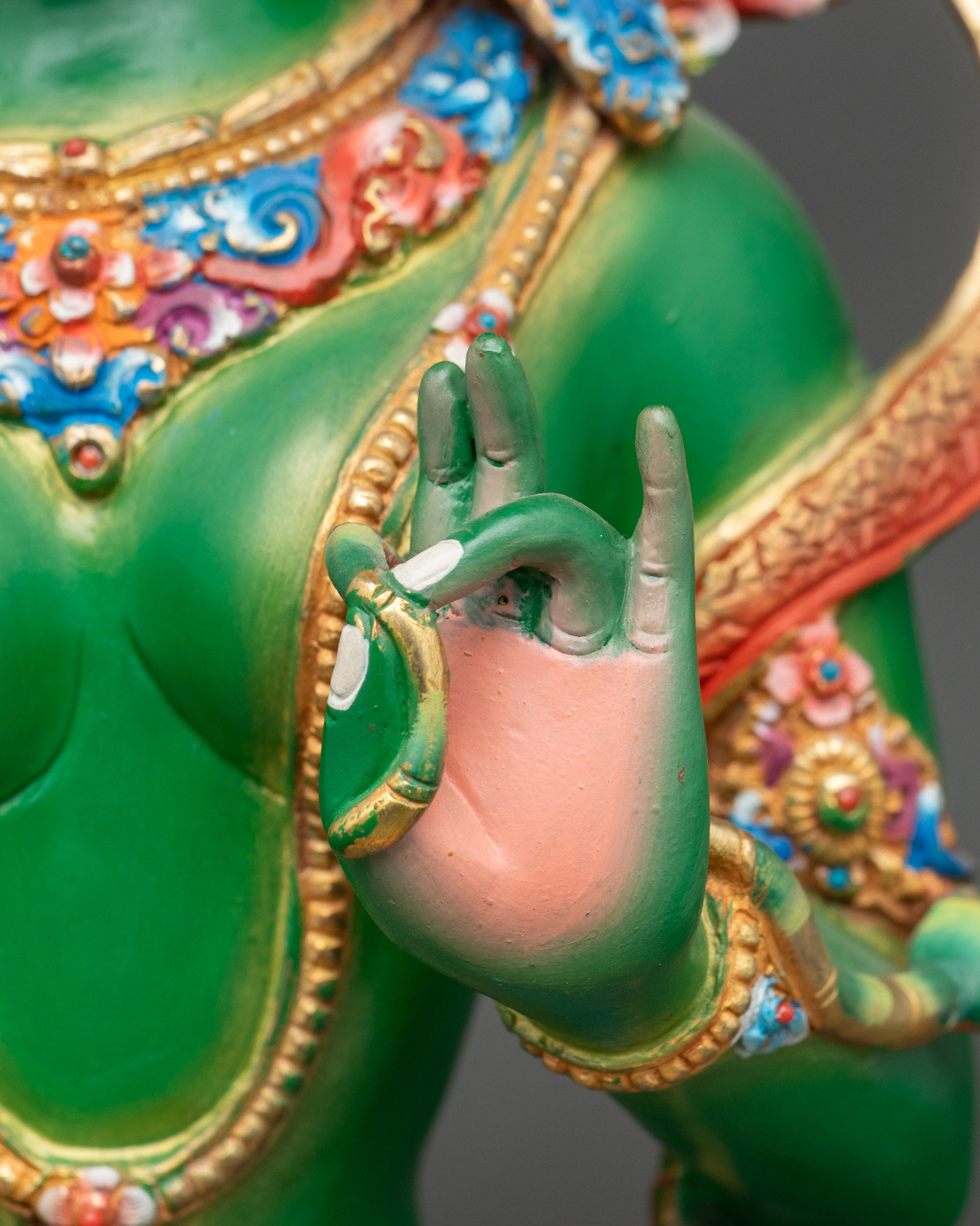 Green Tara Statue | Handcrafted Nepalese Buddhist Sculpture