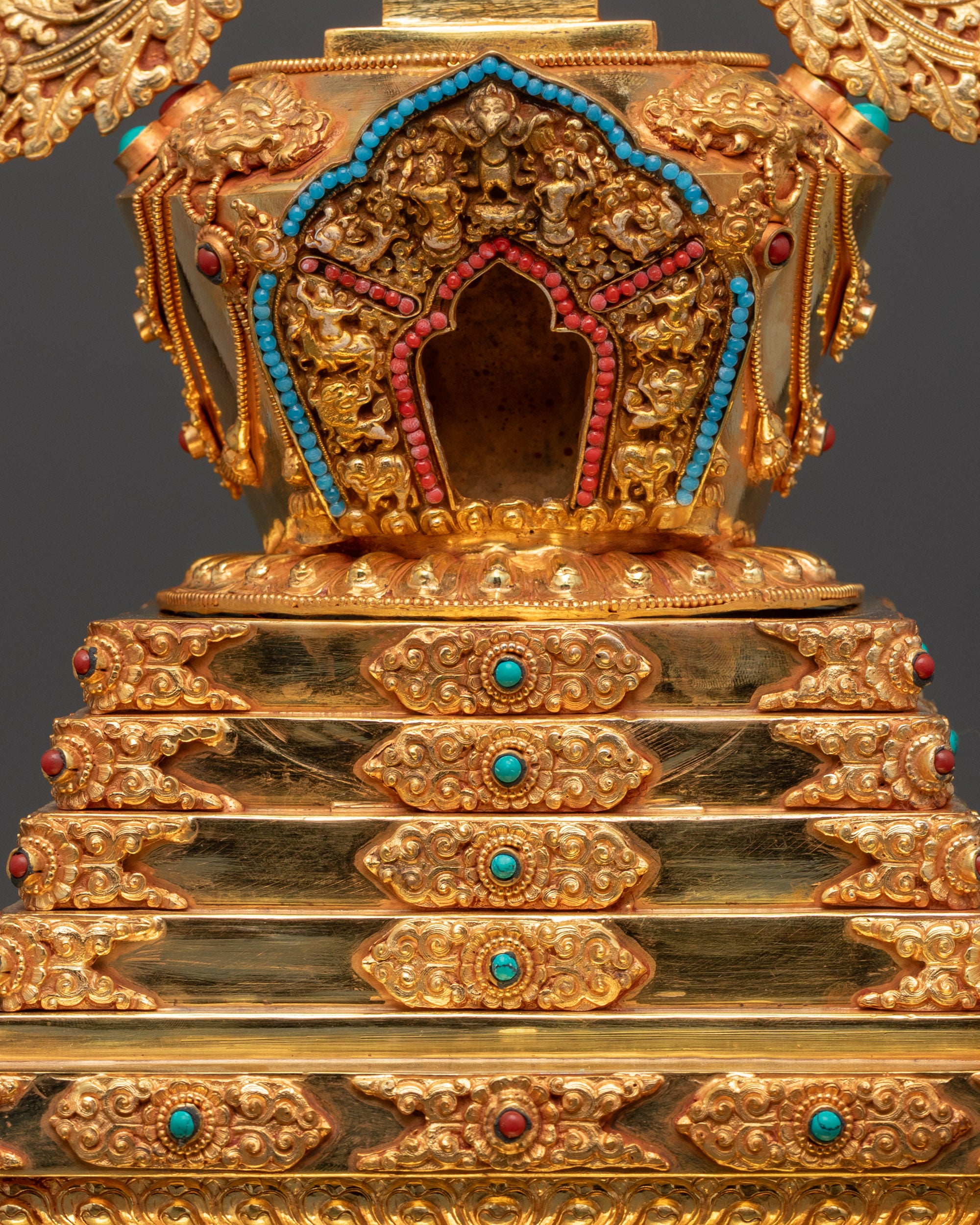 Authentic Himalayan Buddhist Stupa | Enlightenment Relic | Nepalalese Craft