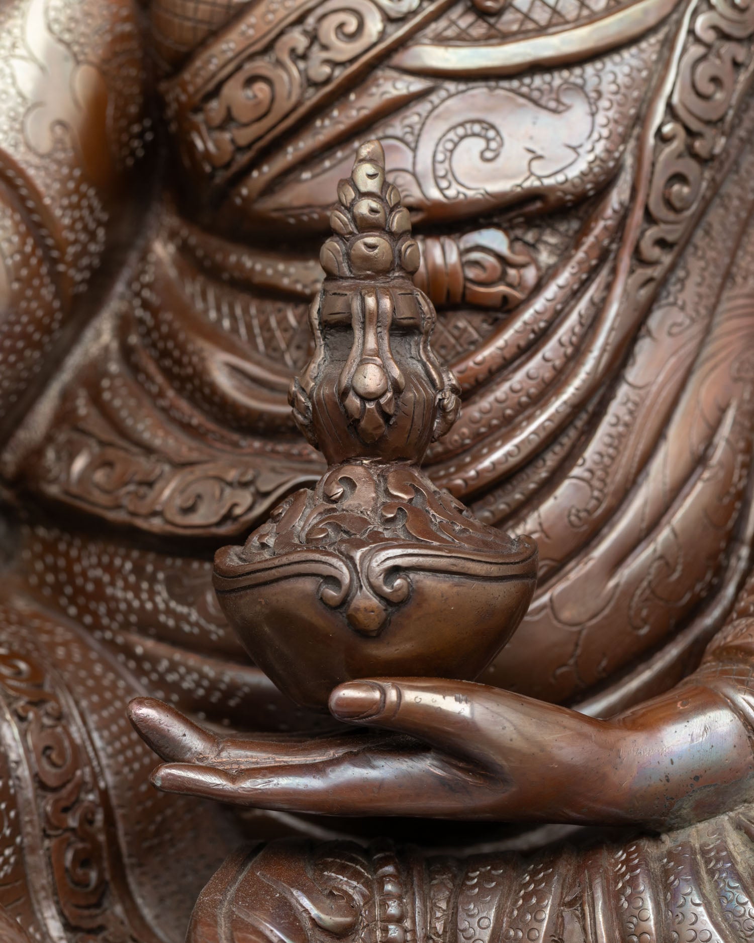 Guru Rinpoche Statue | Himalayan Spiritual Sculpture